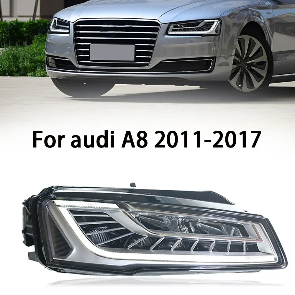 

Car Led Front Lights For Audi A8 Headlights 2011-2014 2015 2016 2017 A8L Modified DRL Headlamp Assembly Automotive Accessories
