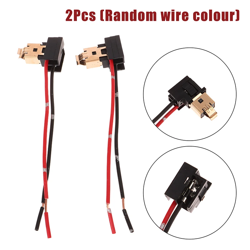 

2Pcs Socket Wiring Light Socket Harness Car Accessories Adapter Lamp Holders Copper Core H1 H3 12V Power Source Connection Cable