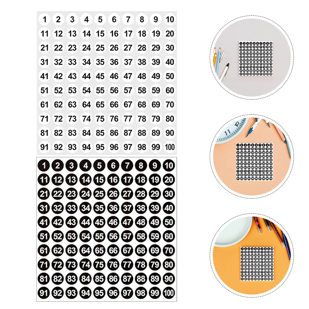 

5000 шт. самоклеящиеся наклейки с номерами 10 мм водонепроницаемые круглые этикетки для организации инвентаря и маркировки офиса