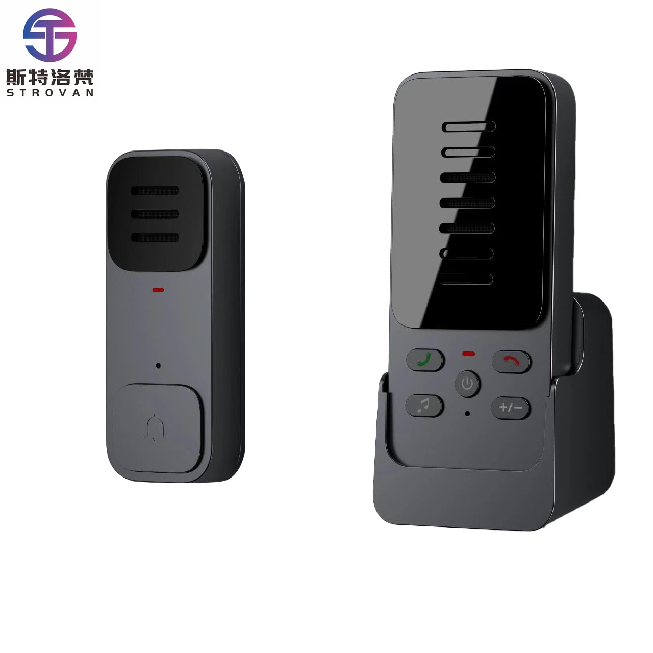 

STLF Brand New Video Door Phone System Two-Way Intercom Audio Doorbell for Home Security Indoor Building Home Doorbell