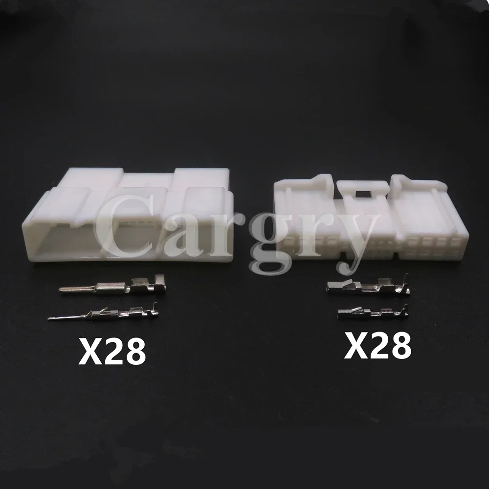 

1 Set 28P Automobile Male Female Electrical Connector AC Assembly Car Low Current Electric Wire Composite Socket Auto Parts