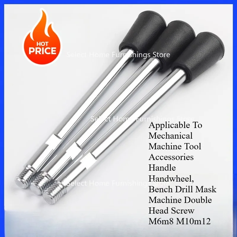 

Applicable To Mechanical Machine Tool Accessories Handle Handwheel, Bench Drill Mask Machine Double Head Screw M6m8 M10m12