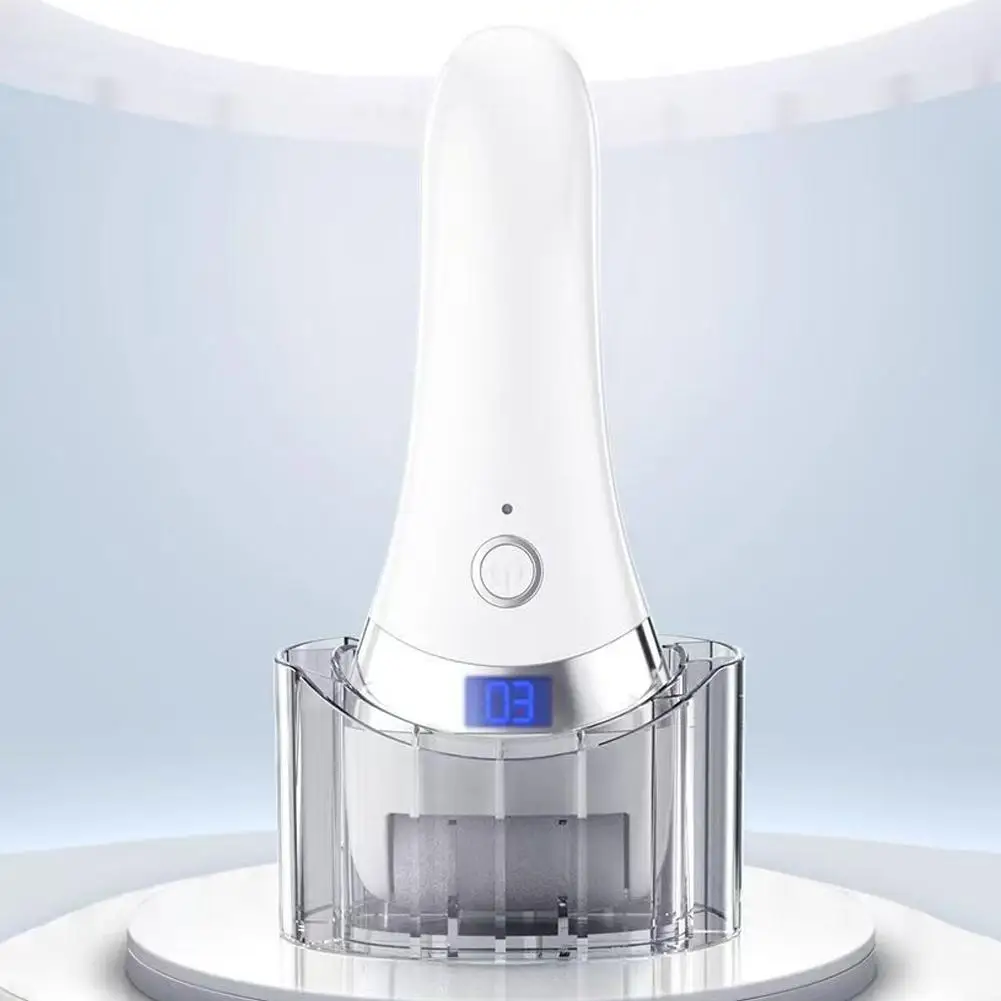 Máquina de pedicure para lixa de pés, removedor de calos, polidor recarregável, ferramentas para pés mortos, cuidados com rachaduras, moedor de pele do calcanhar f4b4