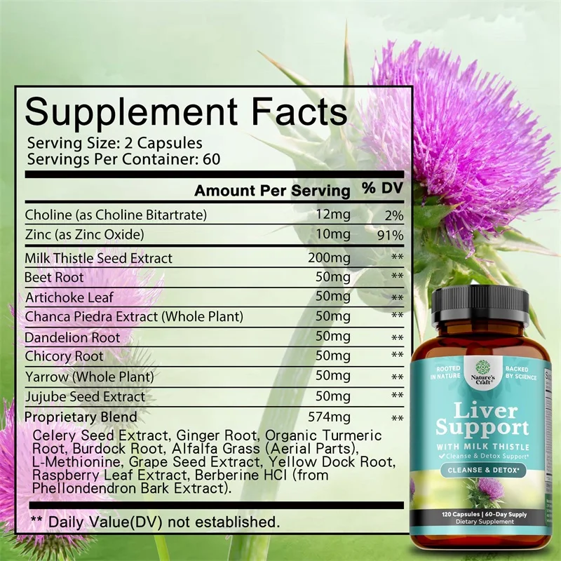 Liver Cleanse Detox & Repair - Promotes Cell Repair, Improve Skin Condition, Support Digestive Health, Metabolism,Boost Vitality