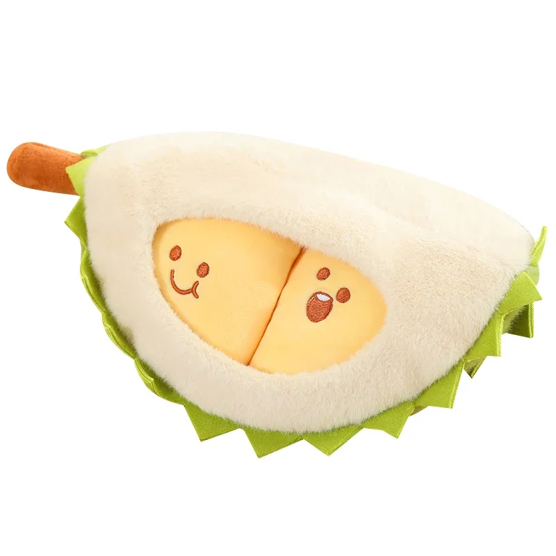Simulazione Divertente Staccabile Durian Forma di Frutta Peluche Cuscino Durian Giocattolo di Decompressione Strappabile Morbido Bambola Regali di Festival