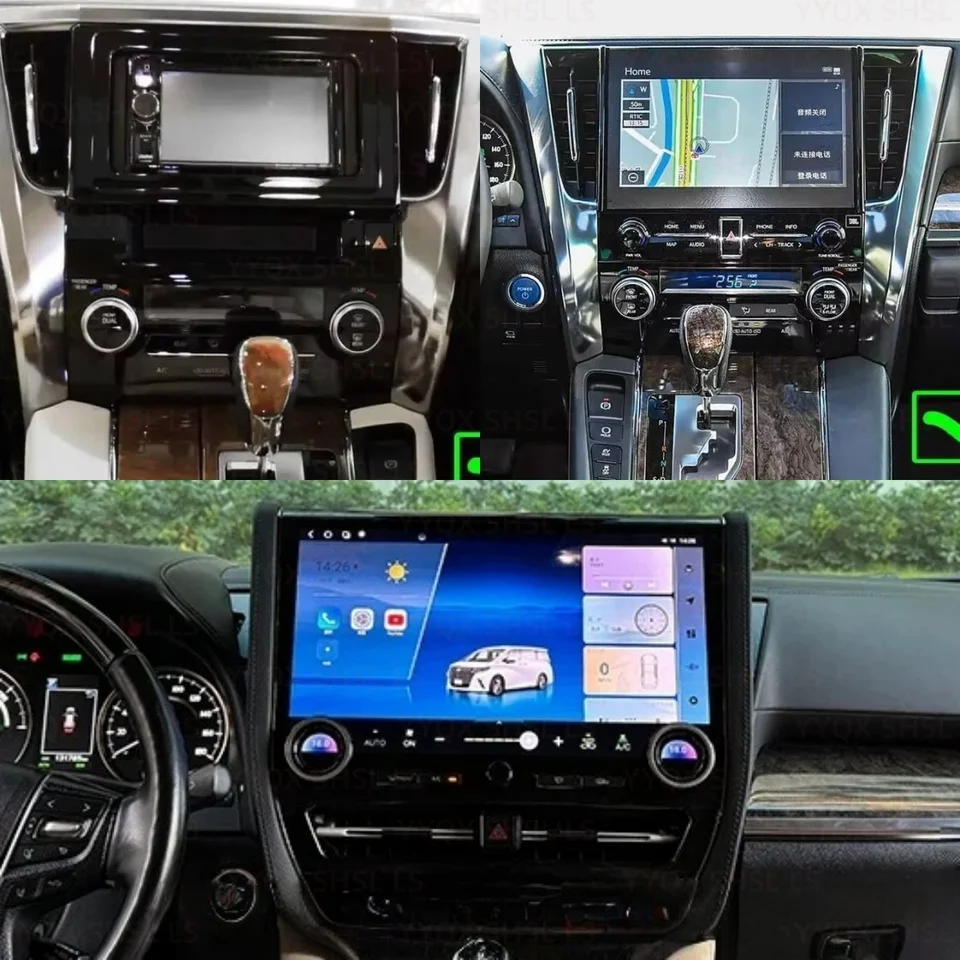 Android Car Radio for Toyota Alphard 20 30 40 Series