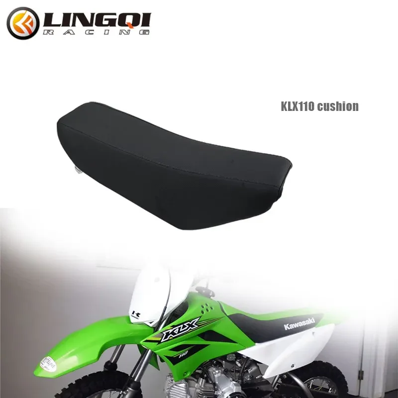 

LINGQI RACING Motorcycle Seat Cushion KLX110 Saddle For KAWASAKI KLX 110 KX65 2000-2009 125 150cc Motocross ATV Accessories