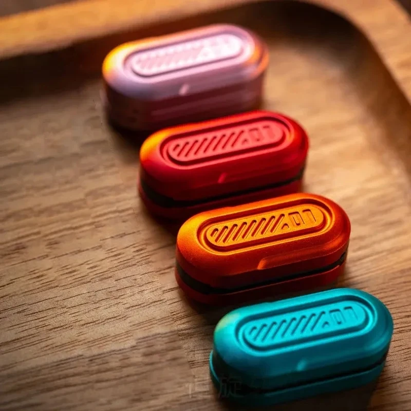 

Mini Pod Metal Haptic Slider EDC Fidget Toy ADHD Tool Anti Anxiety Gadget Office Desk Accessory for Adult Stress Relief