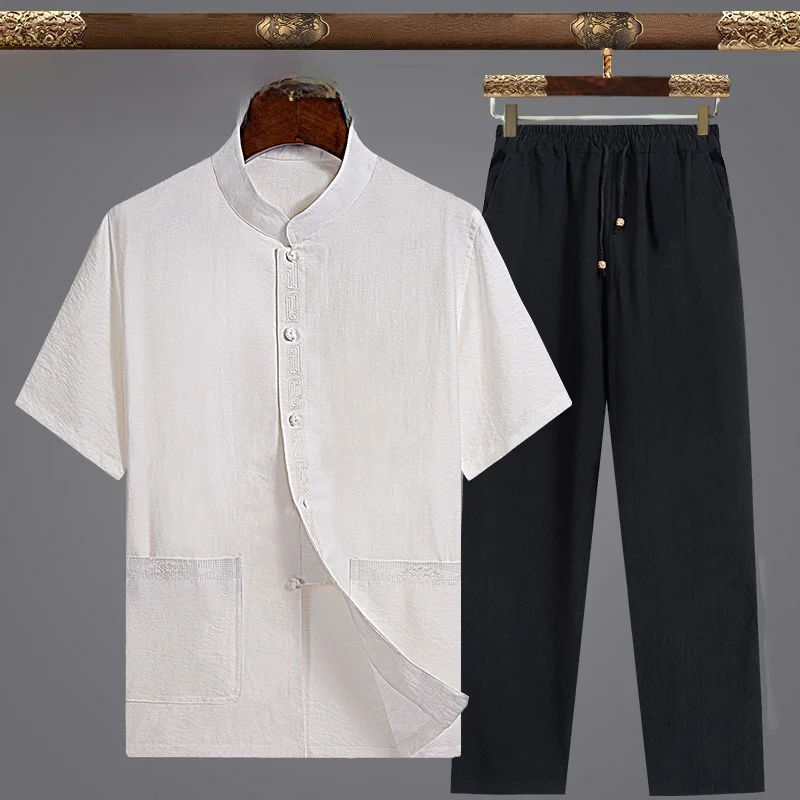 completo-estivo-in-cotone-e-lino-a-maniche-corte-per-uomo-abbigliamento-casual-stile-nonno-comodo-e-traspirante-in-tessuto-lavorato-a-maglia
