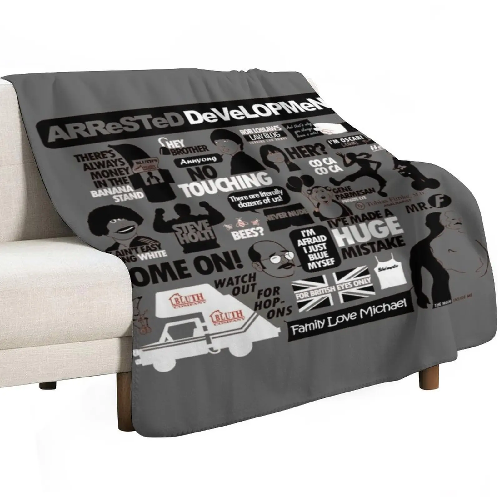 Arrested Development Throw Blanket christmas gifts Camping Luxury Brand cosplay anime heavy to sleep Blankets