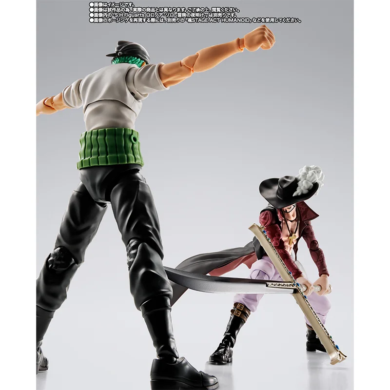 

Bandai S.H.Figuarts SHF ONE PIECE RORONOA DRACULE.MIHAWK -HAWKEYE- Model Kit Action Figures Model Toy Gift for Children