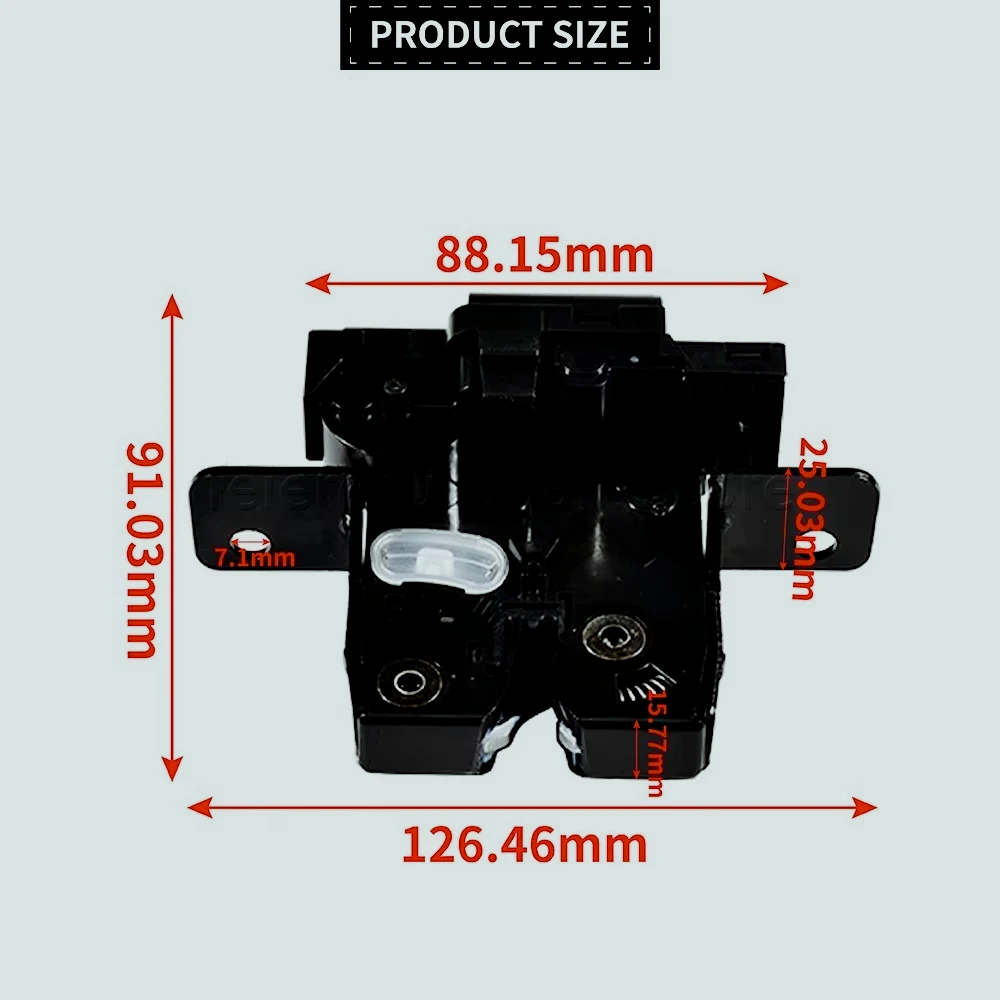 ZF-T Pestillo de bloqueo de puerta trasera para Renault Clio Megane Grand Scenic Modus Modus MK2 II III 8200947699 8200076240 82