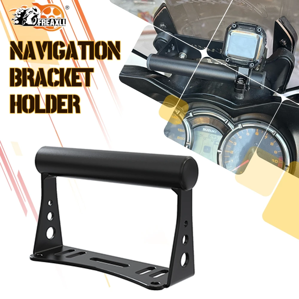 

For Suzuki V-Strom 650 DL 650 ABS 2004 2005 2006 2007 2008-2011 Motorcycle Smart Phone Stand Holder GPS Navigation Plate Bracket