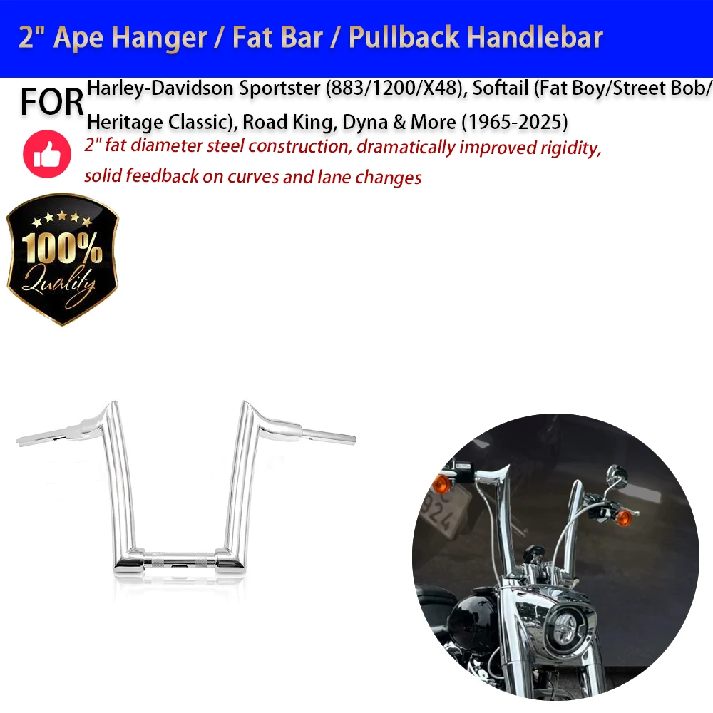 For Harley 883 X48 Fat Boy Road King Street Bob 2