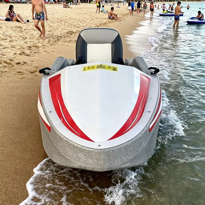 Material Electric Karting Boat-Lithium Battery Jet Ski with 10KW Power for Type 52km/h Speed for Water Entertainment
