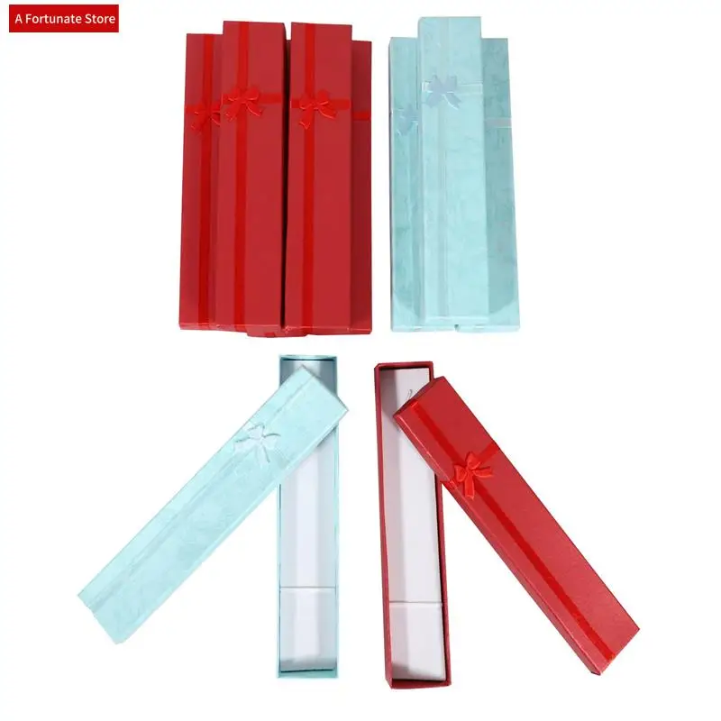 

60 X Elegant Luxury Gift Boxes Long Rectangular For Jewelry Presentation Necklaces-A78G