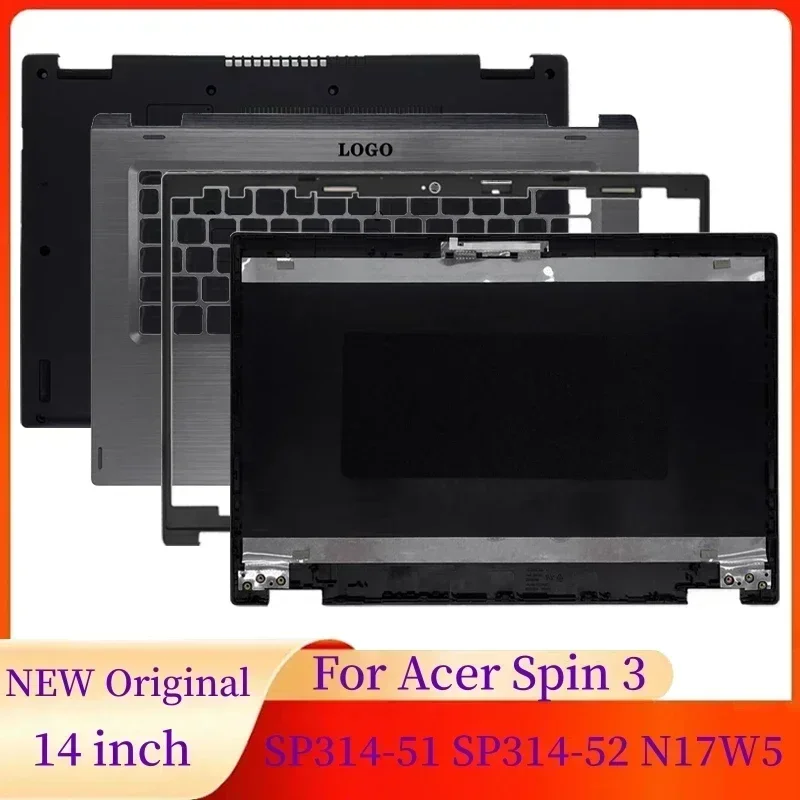 NEUE Für Acer Spin 3 SP314-51 SP314-52 N17W5 14 zoll Flip Touchscreen Laptop LCD Back Cover/Front Lünette/Palmrest/Bottom Fall