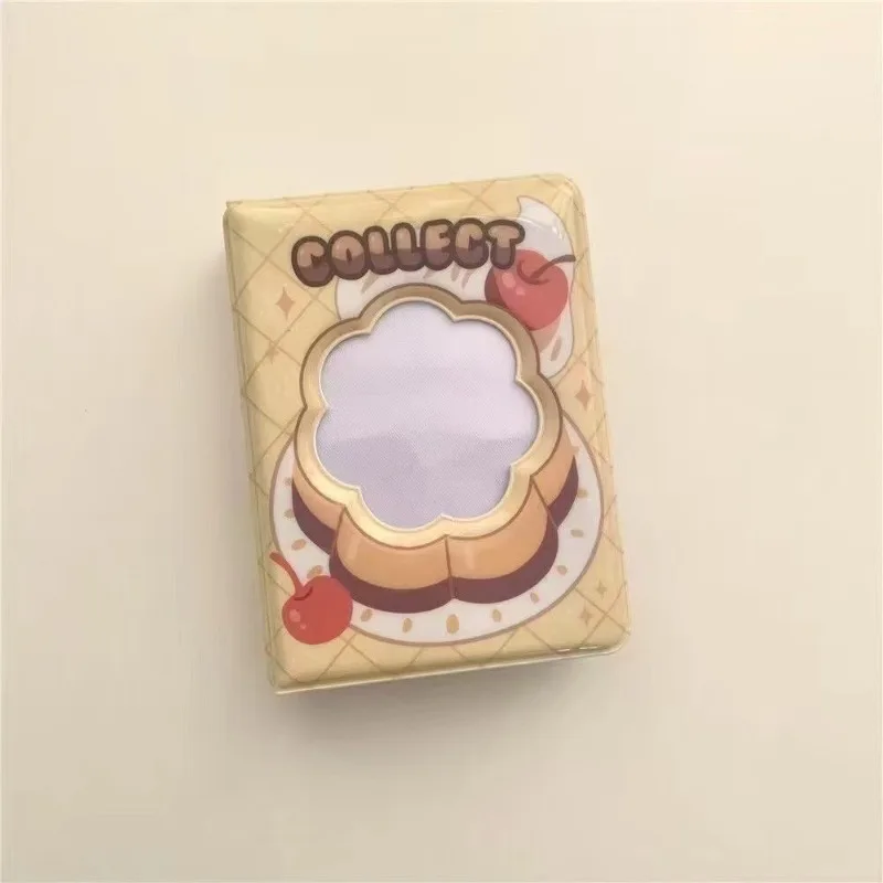 3 Inch Photo Album Cute Korean Ins Style Single Pocket Card Holder Mini Scrapbook for Kpop Idol Photos Collections