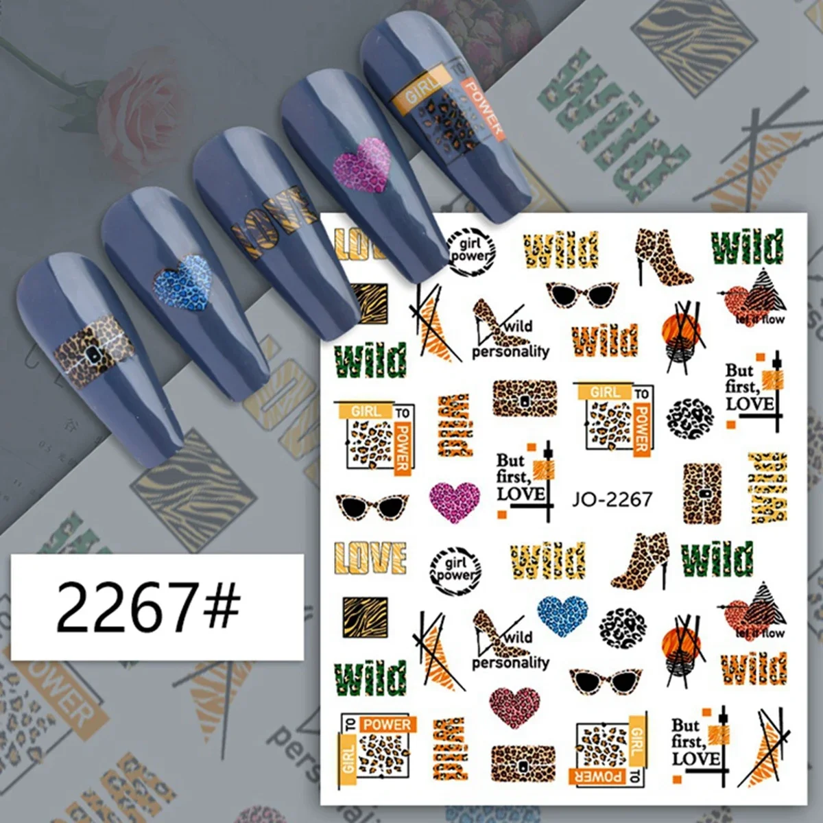 Leopard Print Series Nail Art  - Nail Art Zebra Design avis et prix