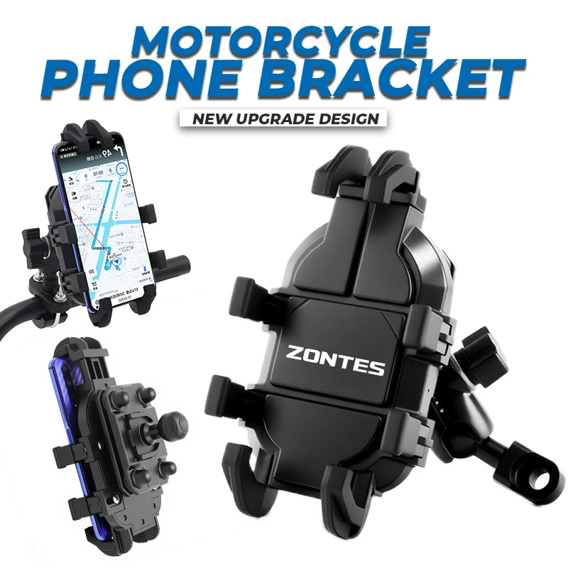 

Phone Holder 360° Rotatable Riding Motorcycle Stand Bracket Non-slip For Zontes V310 M125 T2 350 T350 D125 310V G1 125
