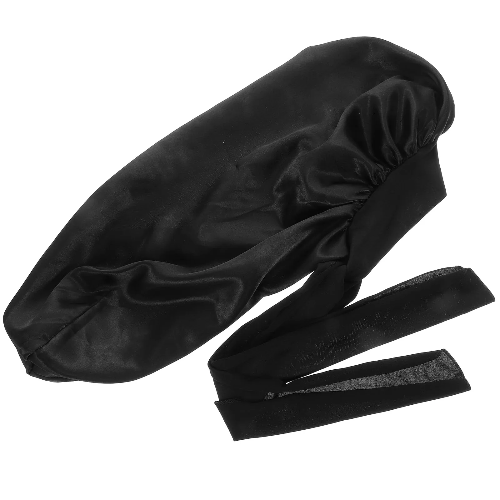 

Satin Bonnet Sleep Hat Women Hair Wrap Adjustable Cap Bath Cap Lightweight Portable Easy Wear Suitable Hair