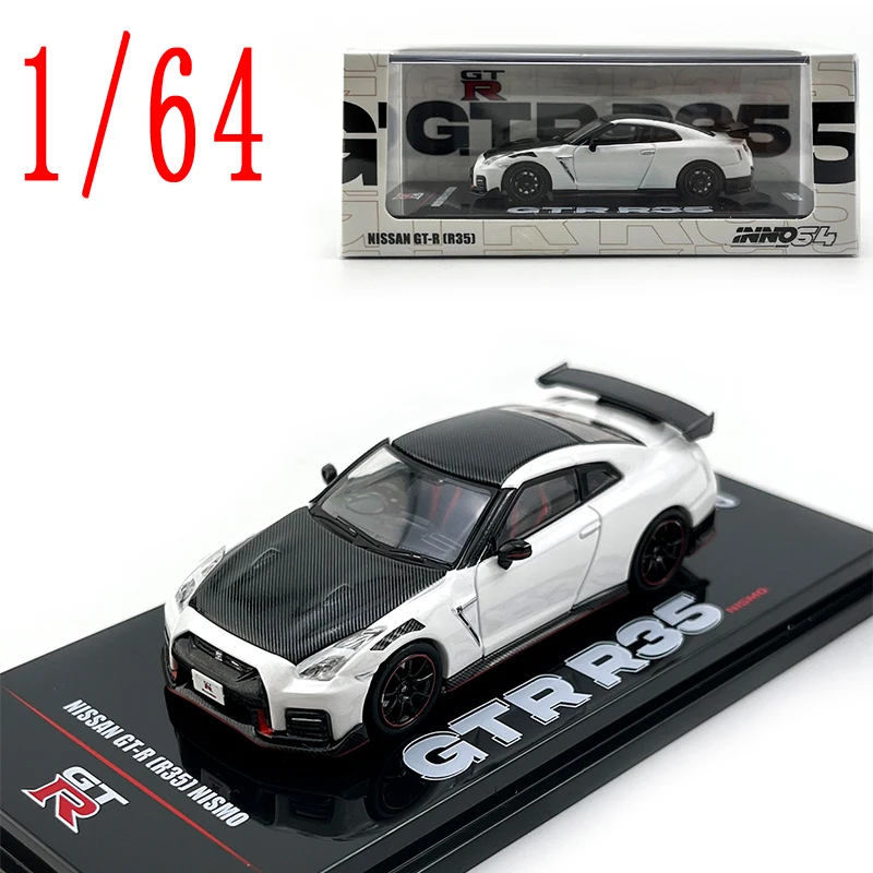 

Модель автомобиля INNO Diecast NISSAN GT-R R35 NISMO в масштабе 1/64, литая под давлением, для мальчиков, в оригинальной коробке