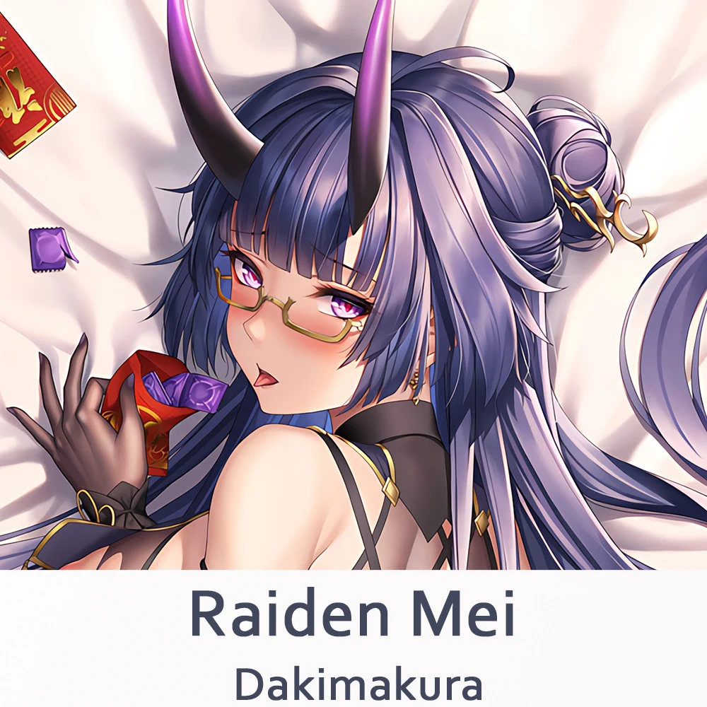 

Honkai Impact Raiden Mei Dakimakura 2WAY Hugging Body Pillow Case Anime Kafka Otaku Pillow Cushion Cover Xmas Gifts