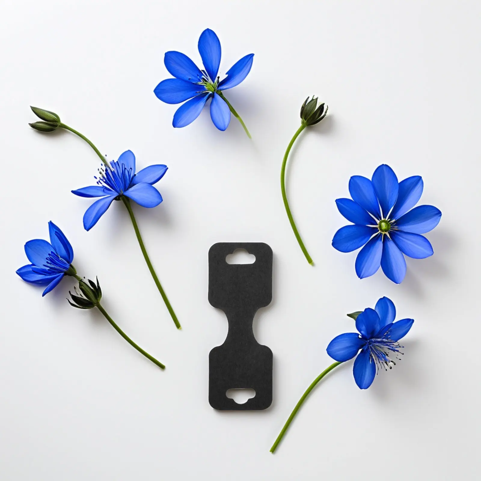 

50Pcs Necklace Display Cards Blank Folding Jewelry Cards for Necklaces Bracelets Rings Keychain Packaging Supplies