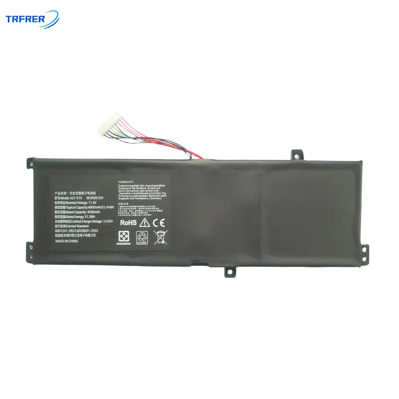 For Medion Akoya K15C MD61877 K15 PC6OK A21-K15 K15F 0B23-020K000M Battery For Machenike F117 VC VA VB VD VD3 VR26 V65 VG65T