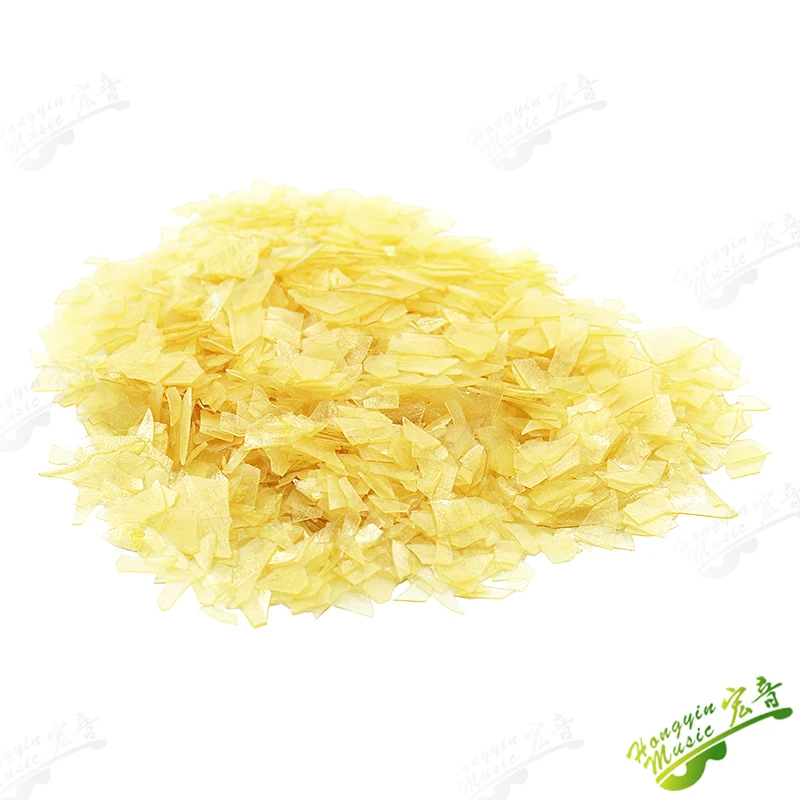 50g Shellac Varnish Shellac Flakes Granular Powder Hand Made Guitar Material HUATOOL
