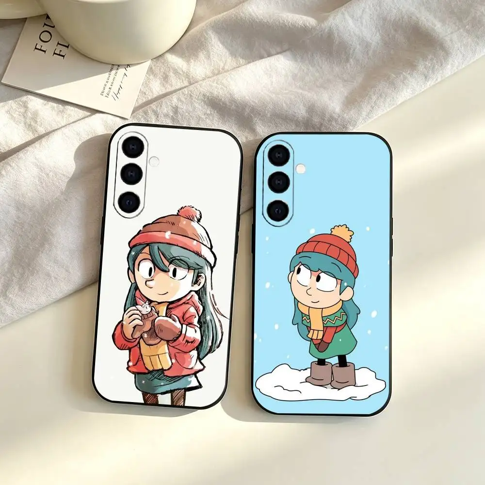 Popular H-Hildas girl  Phone Case For Samsung Galaxy A73,A72,A71,A70,A53,A52,A51,Others Soft Black Cover