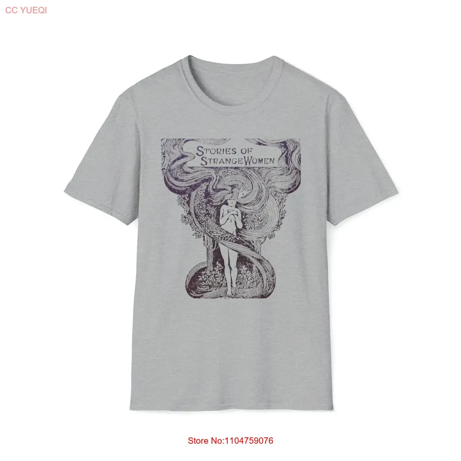 Vintage Book Cover Design Softstyle T Shirt Stories Of Strange Women By J Y F C…
