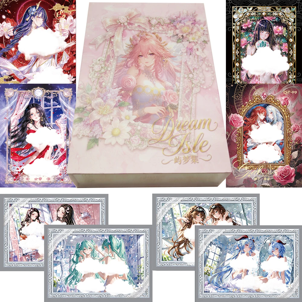 Dream Isle Lady Card Highly Beloved Trendy Anime Game IP Star Personality Charm Temptation Character Portrait Card Collect Gift
