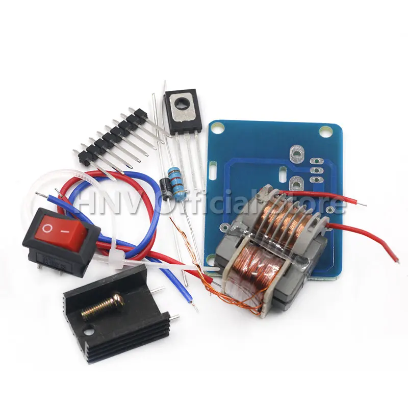 アーク点火ジェネレーターインバーター,15kv,高周波,18650 v,日曜大工キット,uコアトランス,3.7