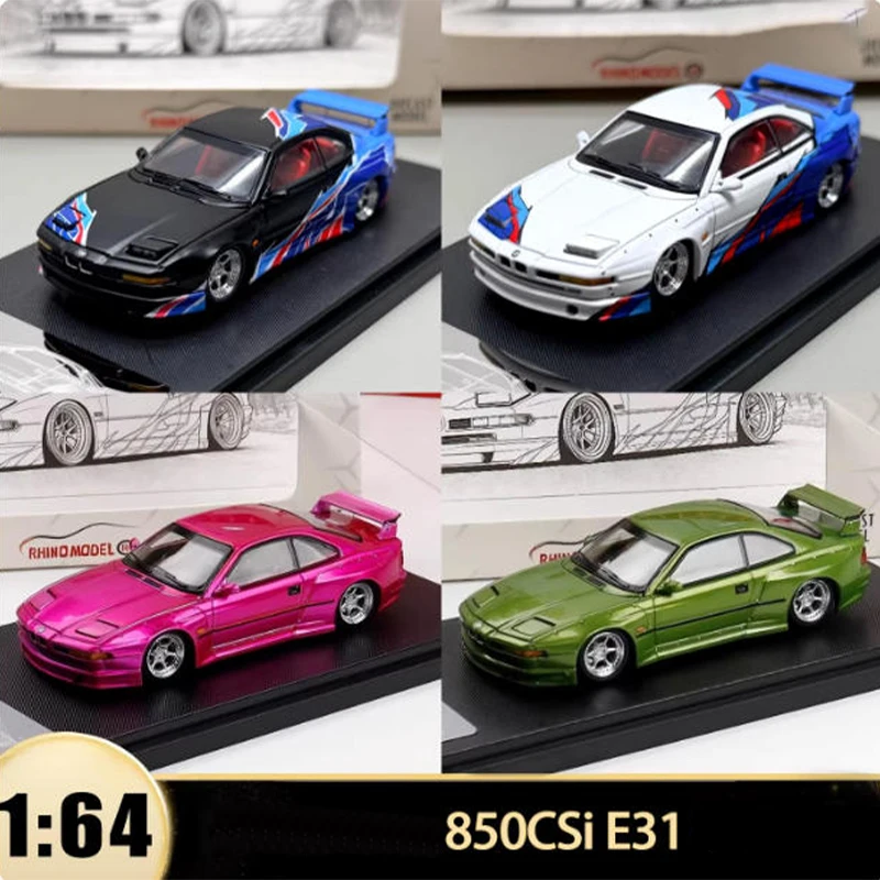 

Масштабная модель автомобиля 1:64 BMW 850CSi E31 8 серии, имитация из сплава, статическая, коллекционная, для демонстрации, игрушка, подарок, сувенир, украшение