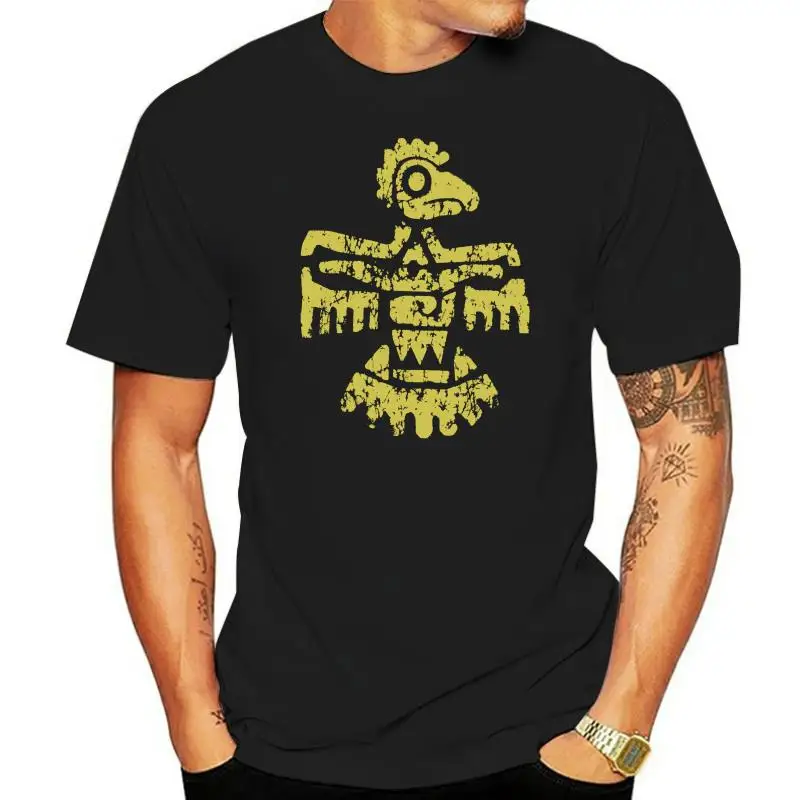 Mens T Shirt Golden Bird Aztec Mayan Inca Peru Machu Picchu Chile Ecuador Sm 3XL