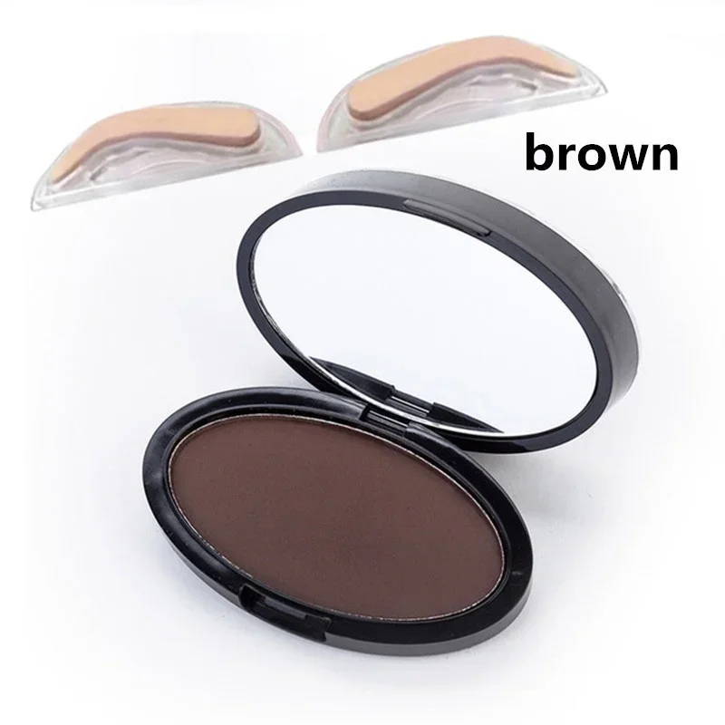 1PCS Fashionable Eyebrow Seal High-quality Eyebrows Powder Waterproof Sweat Resistant and Not Easy To Stun Beginner Makeup Tools