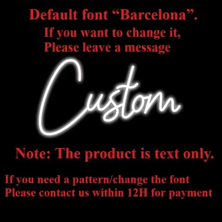 Custom Name Neon Sign Personalized Led Neon Sign Night Light Birthday Wedding Signs Room Bedroom Decoration Wall LED Neon Lamp