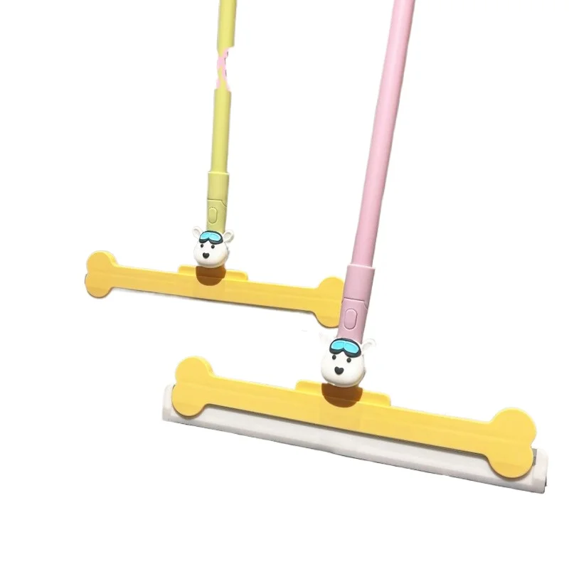 

2025 new puppy magic broom household broom bathroom silicone floor scraper broom floor wiper