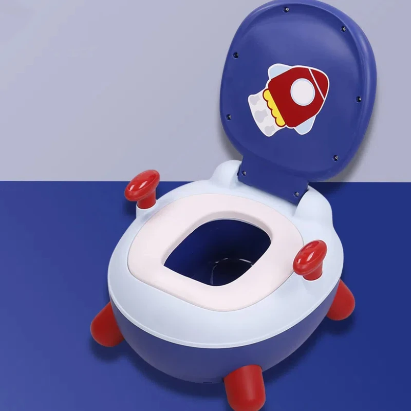 Jongen Meisje Veilig Trainer Seat WC Hard Pad Kinderen Pot 1-6 Jaar Oud Verbeterde Leuke Eend Baby Toiletbril babypotje Draagbare Kruk