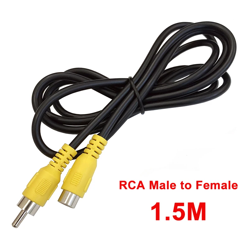 1/5/10Pcs RCA Digital Coax Coaxial Audio Video Cable Subwoofer Cord Male to Male / Male to Female M/M M/F Audio Cables 1.5M