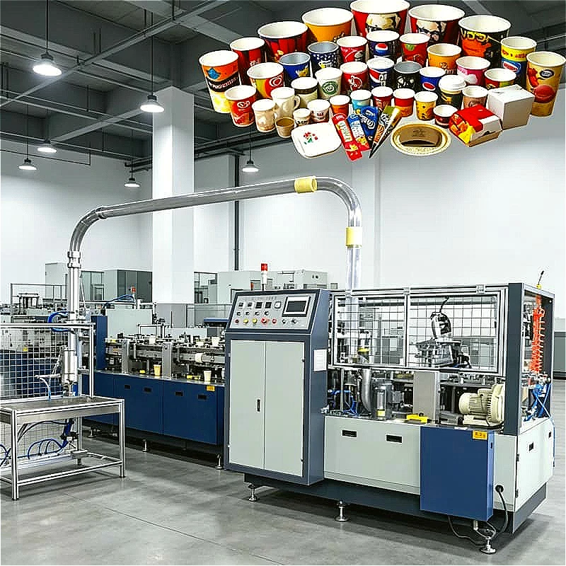 Multi Purpose Paper Cup Forming Machine 140pcs Min for Coffee Tea  Ice Cream Disposable Cup Production Customized