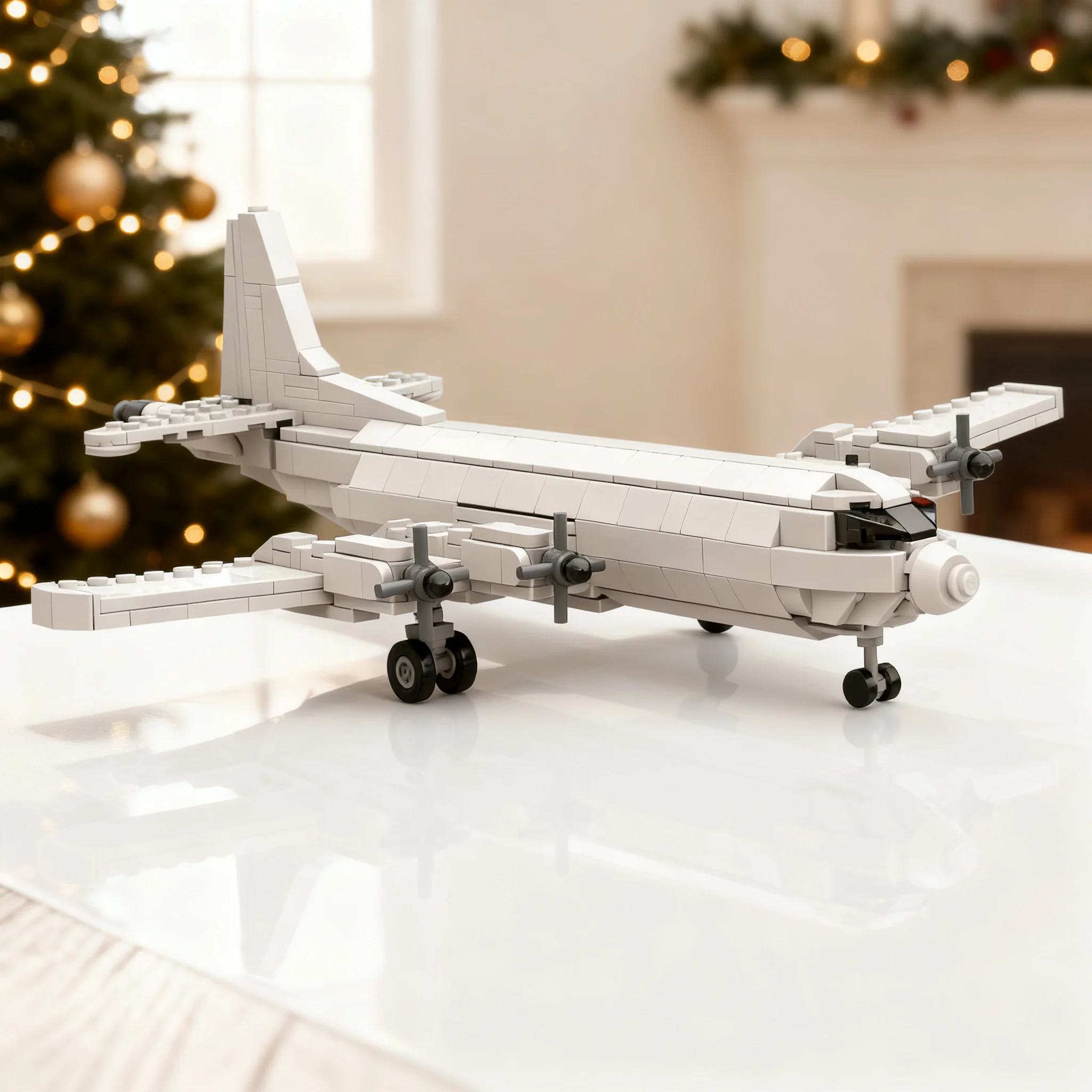 584pcs MOC Creator Creator Expert US Navy Lockheed P-3 Orion 1 100 Model Building Blocks Construction Assemble Art 3D Education