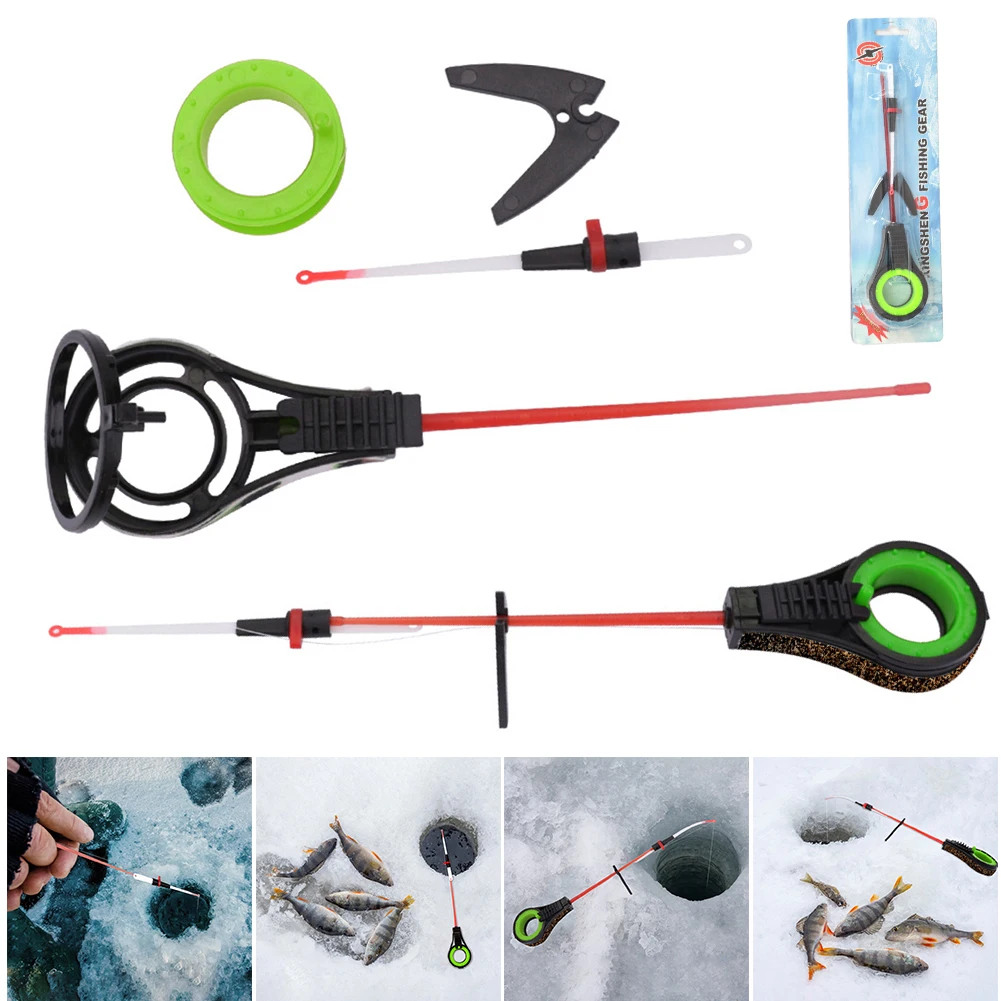 Ice Fishing Rod Portable Winter Ice Fishing Pole Waterproof Outdoor Portable Winter Fishing Rod Ultralight Fishing Rod