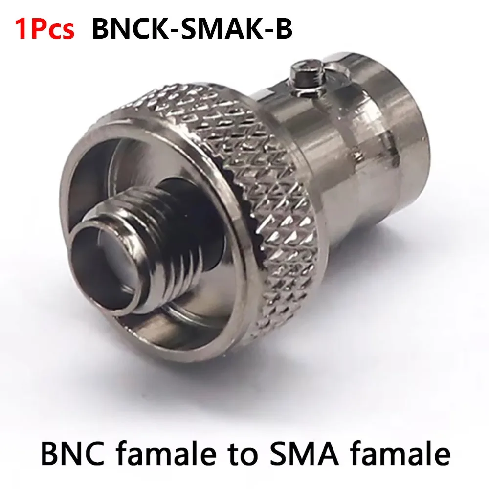 1/2Pcs SMA Male Female BNC to SMA Adapter Nickel Plated Gold Silver Black RF Coaxial Adapter Compact Lightweight Color Coded