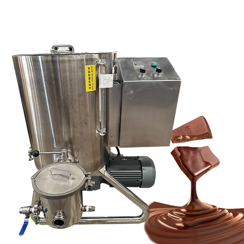 High Speed Industrial Chocolate Ball Mill Electric Chocolate Refiner Grinding Machine Stainless Steel Chocolate Melanger