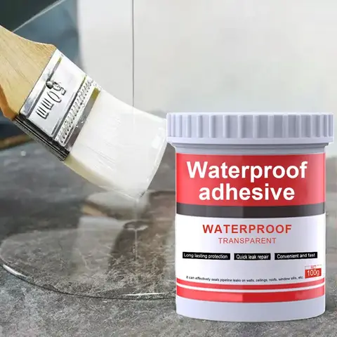 Scellant transparent imperméable, agent d'étanchéité invisible puissant, colle anti-fuite, revêtement adhésif, outils de réparation