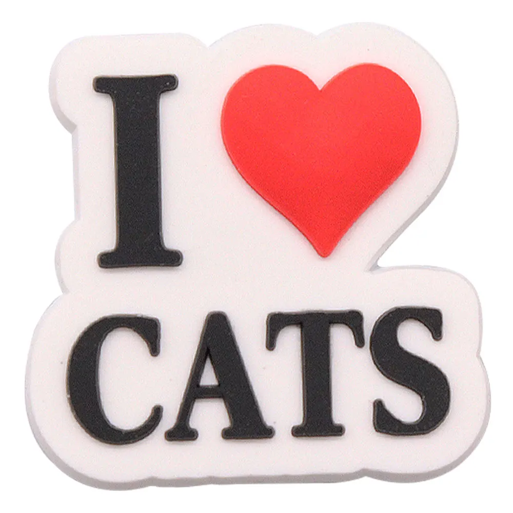 1-17PCS PVC Kawaii Tier Katze Mama Sandale Schuh Dekoration Schnalle Charms Fit Armbänder Loch Slipper Zubehör kind Weihnachten Geschenk