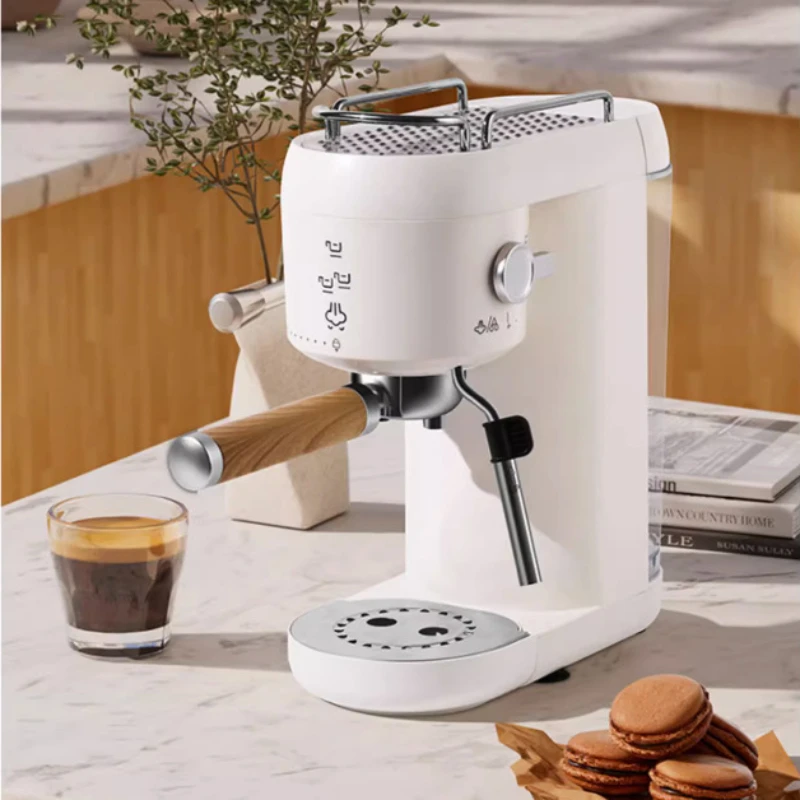 ماكينة قهوة إيطالية نصف آلية ، زبد لبن إسبريسو ، ماكينة منزلية صغيرة