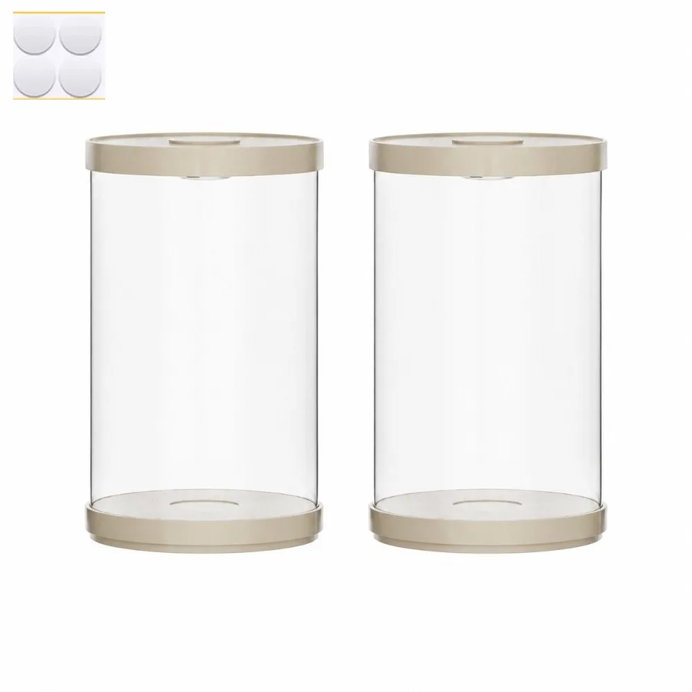Model Transparent Display Case Round Dustproof Display Rack sturdy durable Display Stand Home